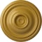 Ekena Millwork Traditional Ceiling Medallion (Fits Canopies up to 4"), 14 3/4"OD x 1 3/4"P, Iridescent Gold CM14TRIGS - alternate 1